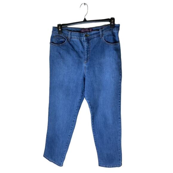 Gloria Vanderbilt Amanda Jeans Women's Size 14 Bleu Denim - Picture 1 of 10